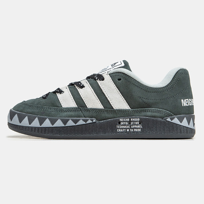 Кросівки Adidas Adimatic x Neighborhood Green Grey Black  (Хакі) - фото 4 