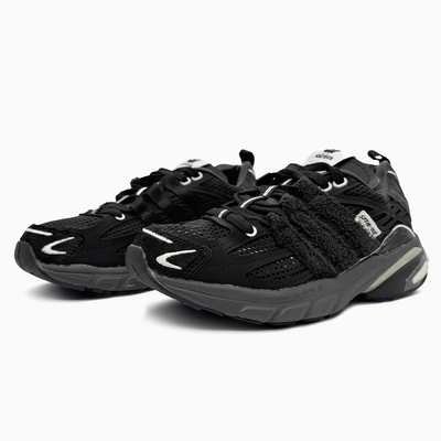 Кроссовки Adidas Adistar Cushion x SFTM Black Grey (Черный) - фото 2 