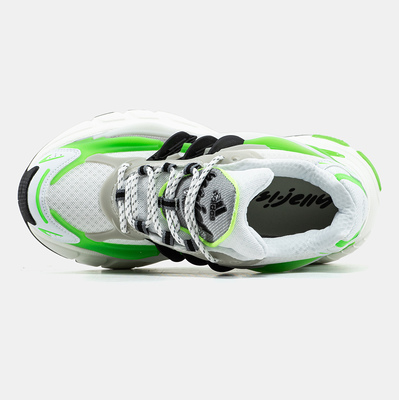 Кроссовки Adidas Adistar Jellyfish x Pharrell Williams White Grey Green (Зеленый) - фото 3 