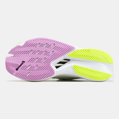 Кросівки Adidas Adizero Boston 12 White Black Lime Pink (Білий) - фото 6 