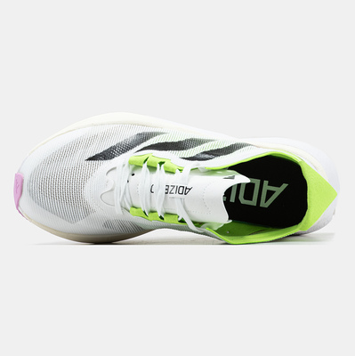 Кросівки Adidas Adizero Boston 12 White Black Lime Pink (Білий) - фото 3 