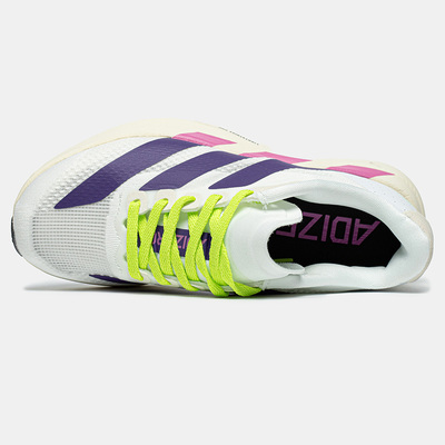 Кроссовки adidas Adizero Evo SL Cloud White Collegiate Purple Lime Bur (Белый) - фото 3 