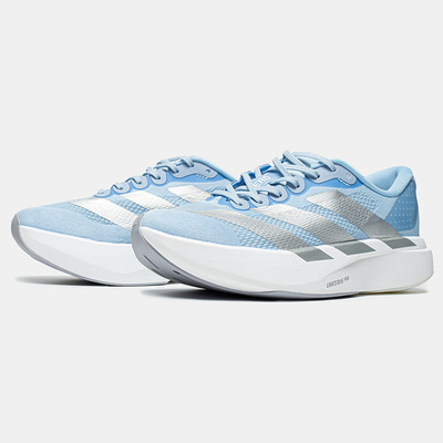 Кроссовки adidas Adizero Evo SL Glow Blue Silver Metallic JS4453 (Голубой) - фото 2 