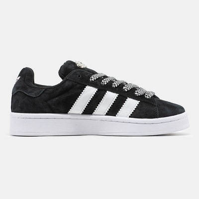 Кроссовки Adidas Campus 00s Black White Rope Laces (Черный) - фото 4 