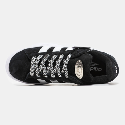 Кроссовки Adidas Campus 00s Black White Rope Laces (Черный) - фото 3 