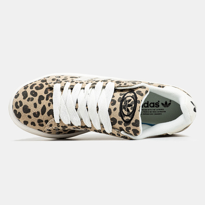 Кросівки Adidas Campus 00s Leopard Print White (Бежевий) - фото 3 