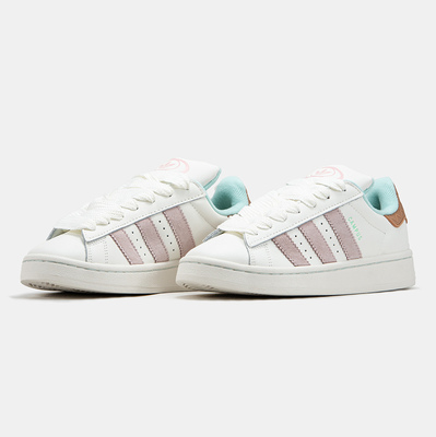 Кроссовки Adidas Campus 00s White Pink Mint Waffle  (Белый) - фото 2 