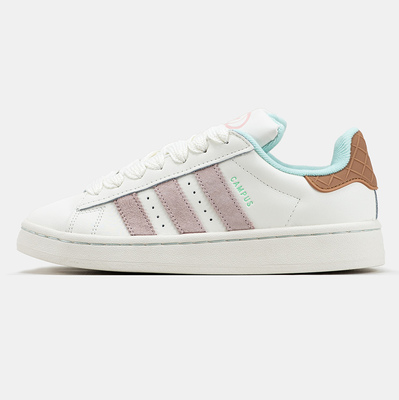 Кроссовки Adidas Campus 00s White Pink Mint Waffle  (Белый) - фото 4 