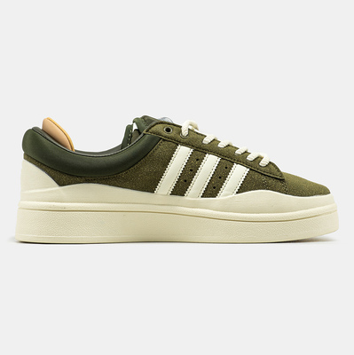 Кроссовки Adidas Campus x Bad Bunny Olive Green (Хаки) - фото 4 