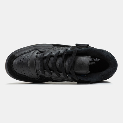Кроссовки Adidas Forum 84 Low Triple Black Gum (Черный) - фото 3 