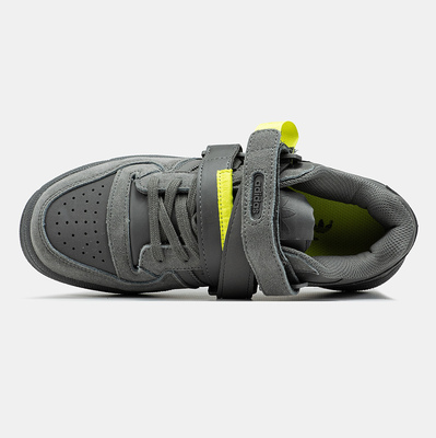 Кросівки Adidas Forum 84 Strap Low Cinder Grey Yellow (Сірий) - фото 3 