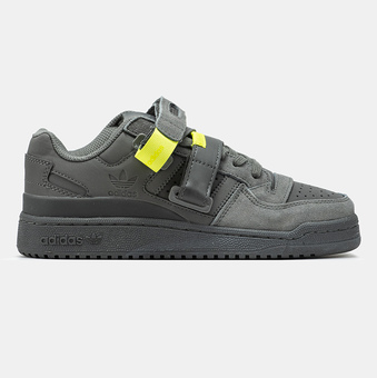Кроссовки Adidas Forum 84 Strap Low Cinder Grey Yellow