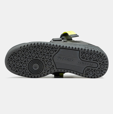 Кросівки Adidas Forum 84 Strap Low Cinder Grey Yellow (Сірий) - фото 6 