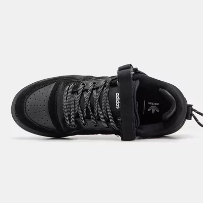 Кросівки Adidas Forum x Bad Bunny Buckle Low Triple Black (Чорний) - фото 3 