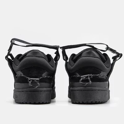 Кросівки Adidas Forum x Bad Bunny Buckle Low Triple Black (Чорний) - фото 5 