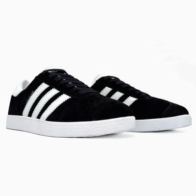 Кеди Adidas Gazelle Black White-Gold Metallic BA9595 (Білий) - фото 2 