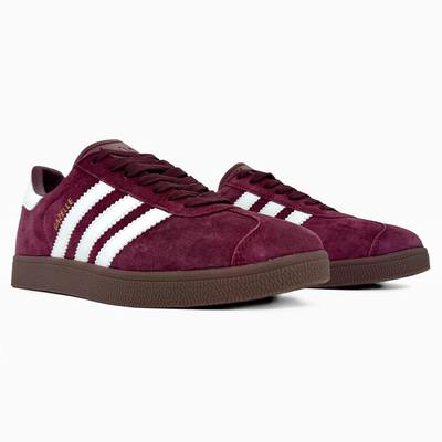 Кеди Adidas Gazelle Bordo (Бордовий) - фото 2 
