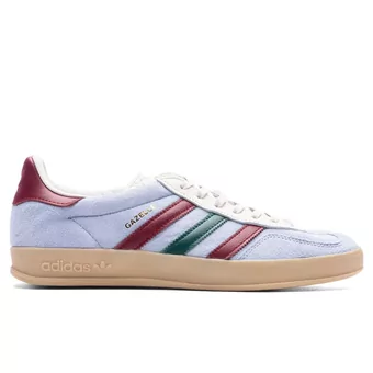 Кеди Adidas Gazelle Indoor Blue Dawn College Burgundy Green