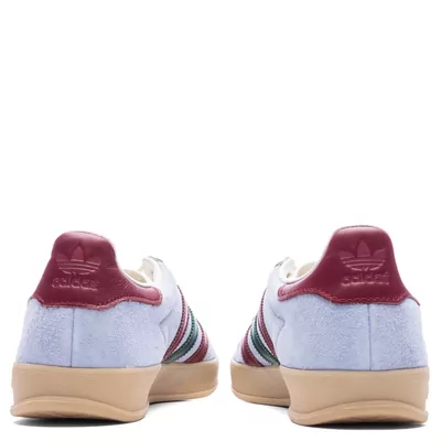 Кеди Adidas Gazelle Indoor Blue Dawn College Burgundy Green IG4994 (Червоний) - фото 4 