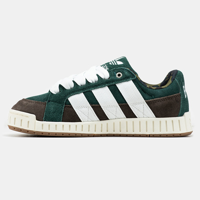Кеди Adidas LWST x Bape Dark Green Brown White (Зелений) - фото 4 
