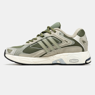 Кроссовки Adidas Response CL Olive Cream Grey (Зеленый) - фото 4 