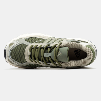 Кроссовки Adidas Response CL Olive Cream Grey (Зеленый) - фото 3 