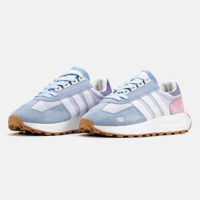 Кроссовки Adidas Retropy E5 Blue Pink White (Голубой) - фото 2 