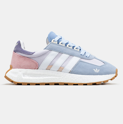 Кроссовки Adidas Retropy E5 Blue Pink White (Голубой) - фото 1 Keedy