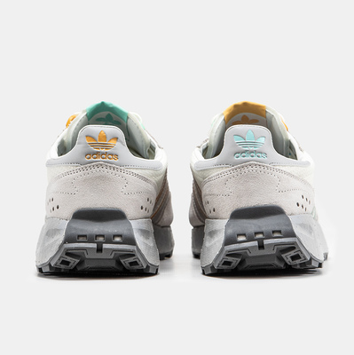 Кроссовки Adidas Retropy E5 Grey Green Yellow (Серый) - фото 5 