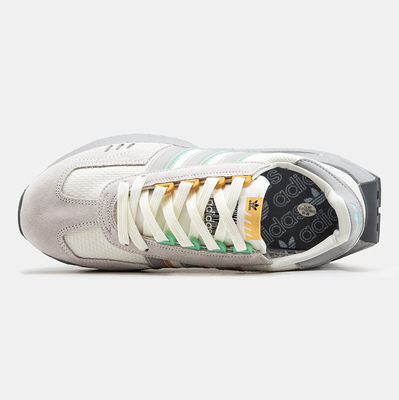 Кроссовки Adidas Retropy E5 Grey Green Yellow (Серый) - фото 3 