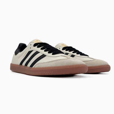 Кеди Adidas Samba Black Beige (Бежевий) - фото 2 