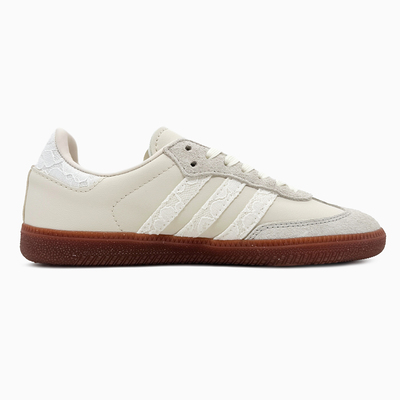 Кеды Adidas Samba OG x Naked Crystal White (Бежевый) - фото 4 