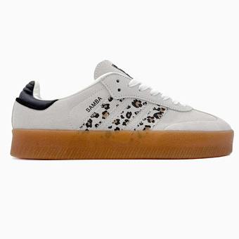 Кеды Adidas Samba Platform Beige Leopard