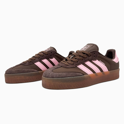 Кеди Adidas Samba Platform Brown Pink (Коричневий) - фото 2 