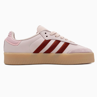 Кеди Adidas Samba Platform Pink Bordo (Рожевий) - фото 4 