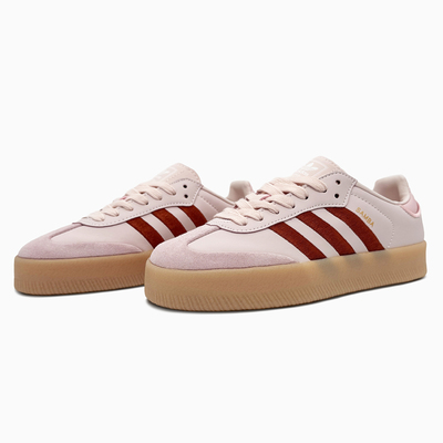 Кеди Adidas Samba Platform Pink Bordo (Рожевий) - фото 2 