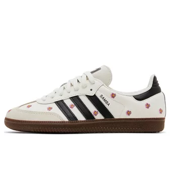 Кеды Adidas Samba White Floral Embroidery