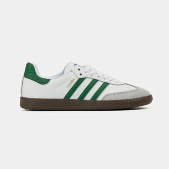 Кеды Adidas Samba White Green