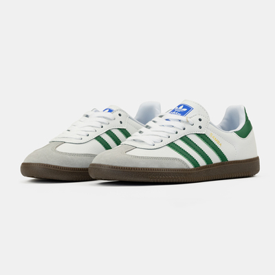 Кеди Adidas Samba White Green (Білий) - фото 2 