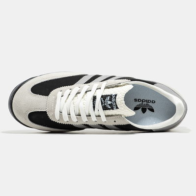 Кроссовки Adidas SL 72 Black Grey Cream (Черный) - фото 3 