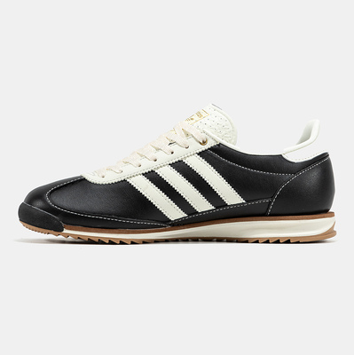 Кросівки Adidas SL 72 Black White Leather (Чорний) - фото 4 