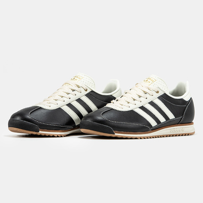 Кросівки Adidas SL 72 Black White Leather (Чорний) - фото 2 