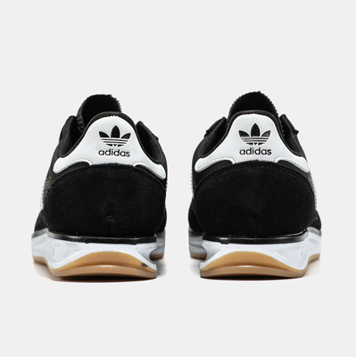 Кроссовки Adidas SL 72 Core Black White Gum (Черный) - фото 5 