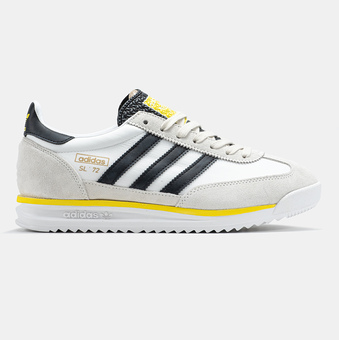 Кроссовки Adidas SL 72 White Black Yellow