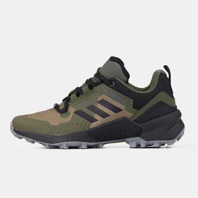 Кросівки Adidas Terrex Swift R3 Gore-Tex Olive Black (Хакі) - фото 3 