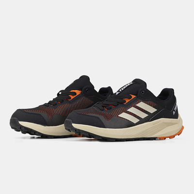Кросівки Adidas Terrex Trail Rider Black Beige Orange (Чорний) - фото 2 