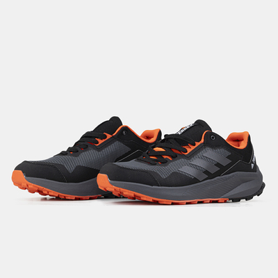 Кросівки Adidas Terrex Trail Rider Black Grey Orange (Чорний) - фото 2 