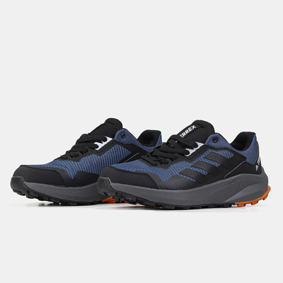 Кросівки Adidas Terrex Trail Rider Blue Black Orange (Чорний) - фото 2 