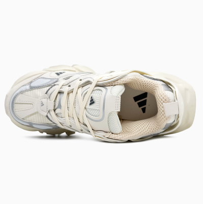 Кроссовки Adidas Vento XLG Deluxe White Silver (Бежевый) - фото 3 