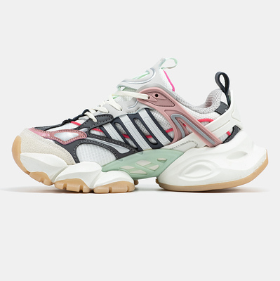 Кроссовки Adidas Vento XLG White Grey Mint Pink (Белый) - фото 4 